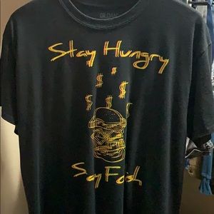 Show-off Clothing Stay Hungry Stay foolish tee